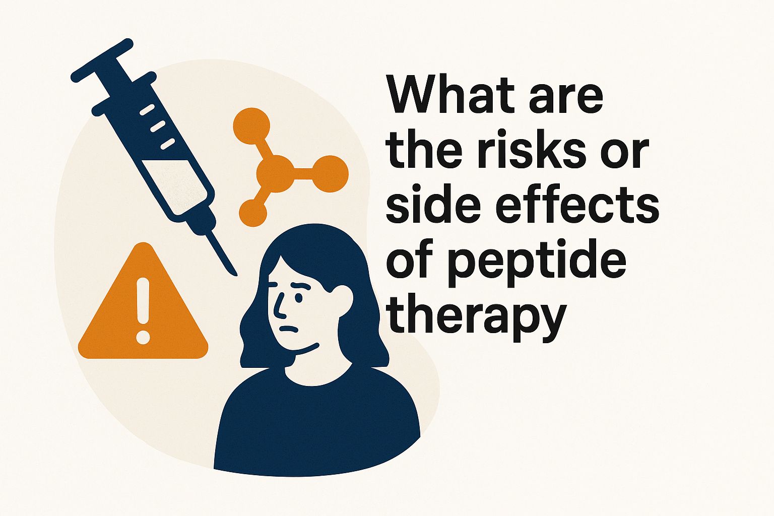 What are the risks or side effects of peptide therapy