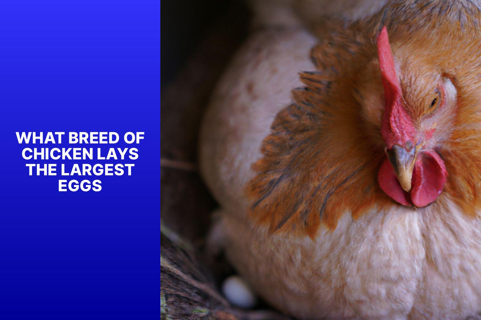 Discover the Chicken Breed That Lays the Largest Eggs for Your Farm