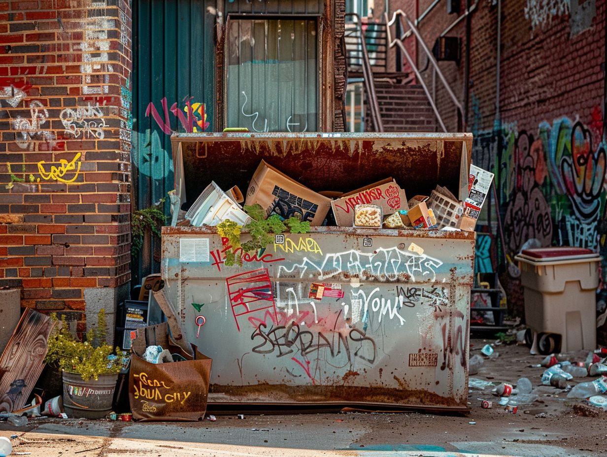 What can be put in a dumpster rental in Columbia, SC?