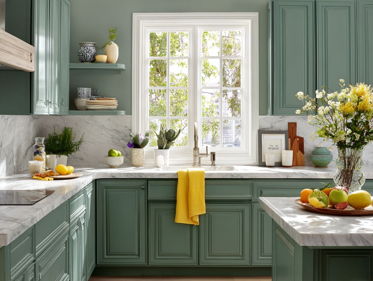 Couleurs pastel pour une cuisine