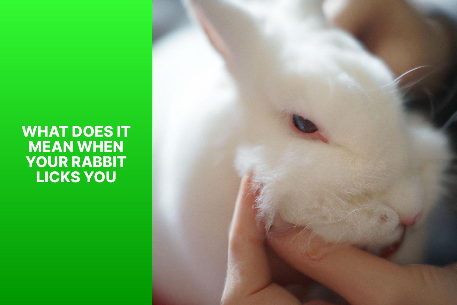 Understanding the Meaning of Rabbit Licks What It Signifies When Your