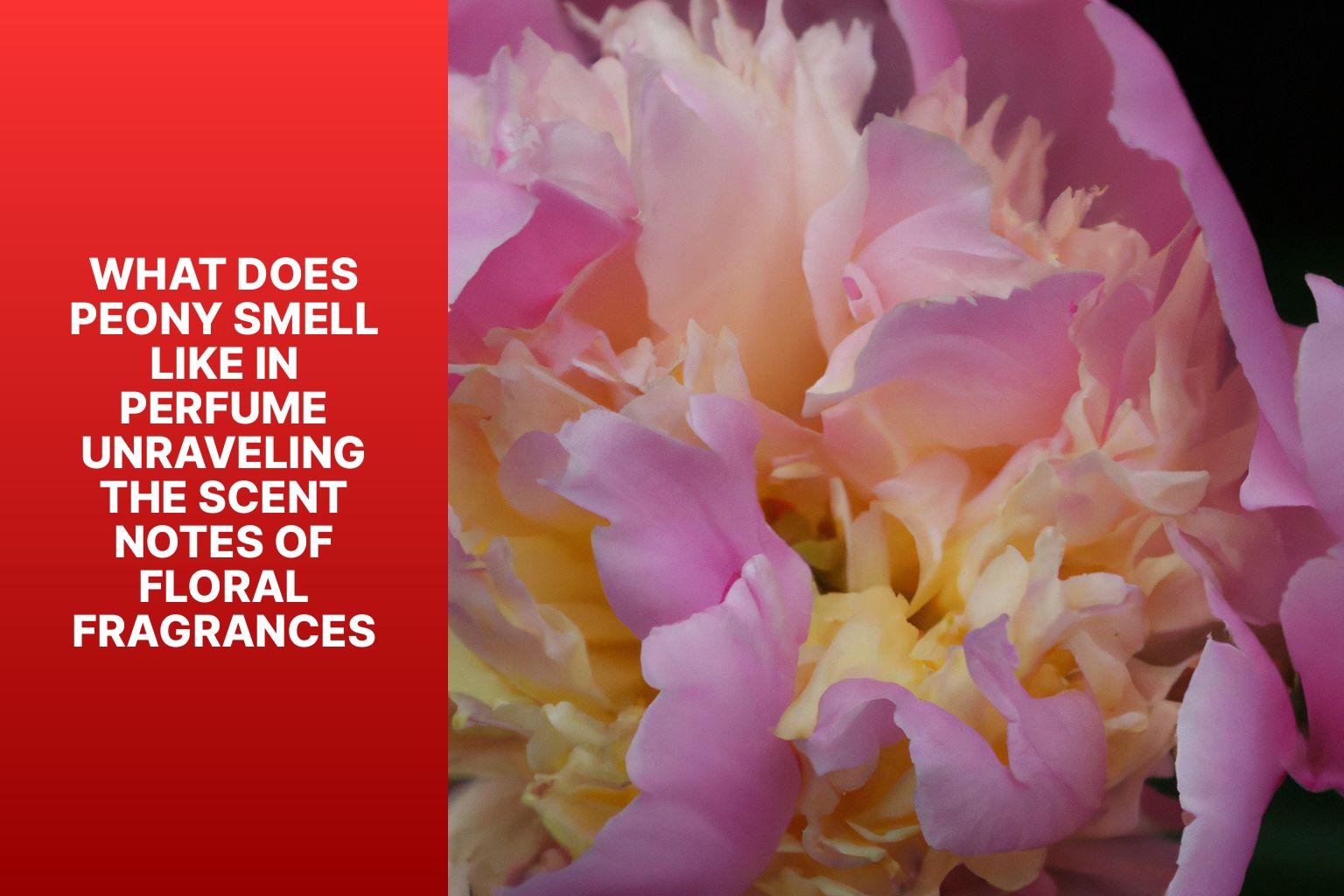 What Does Peony Smell Like in Perfume Unraveling the Scent Notes of Floral Fragrances PeonyGuru