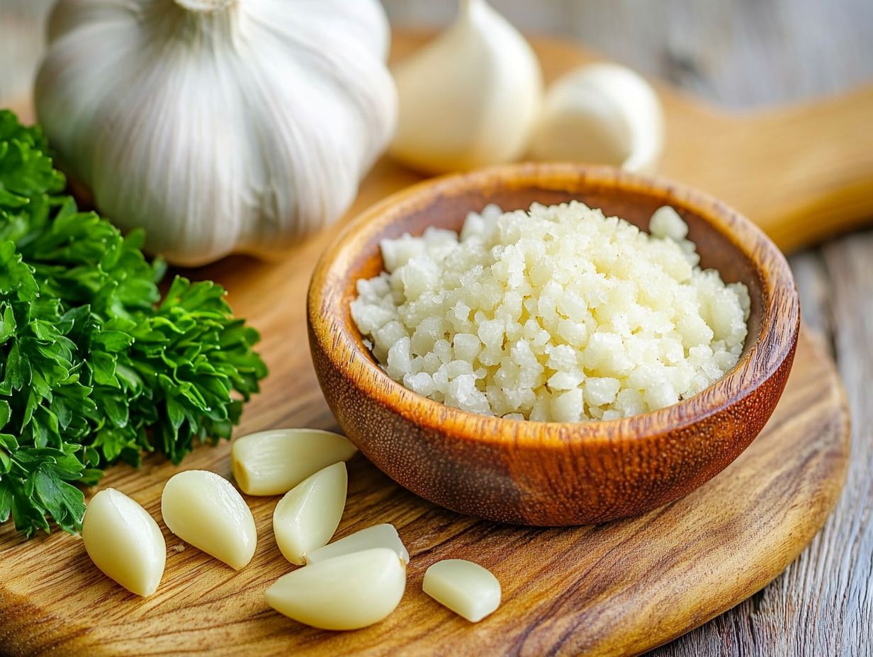 What is garlic good for health wise?