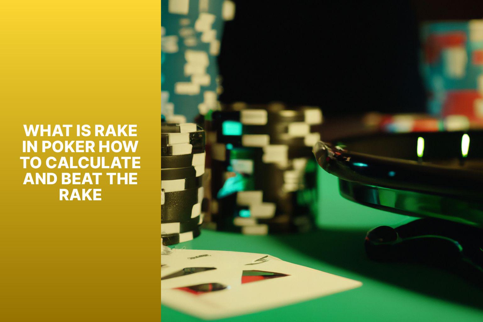 What Is Rake in Poker How to Calculate and Beat the Rake