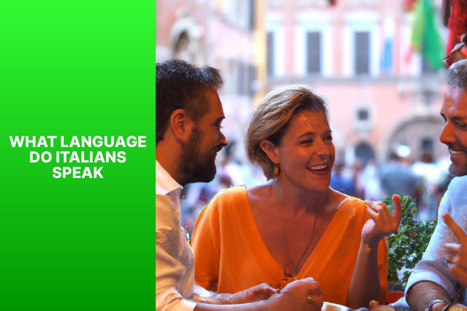 What Language Do Italians Speak: Exploring the Rich Linguistic Heritage ...