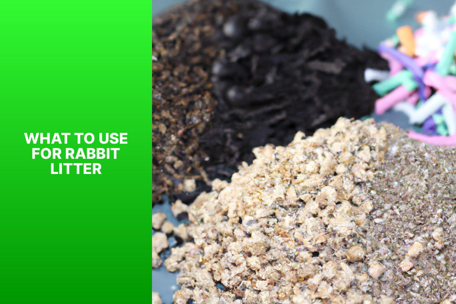 what to use for rabbit litter