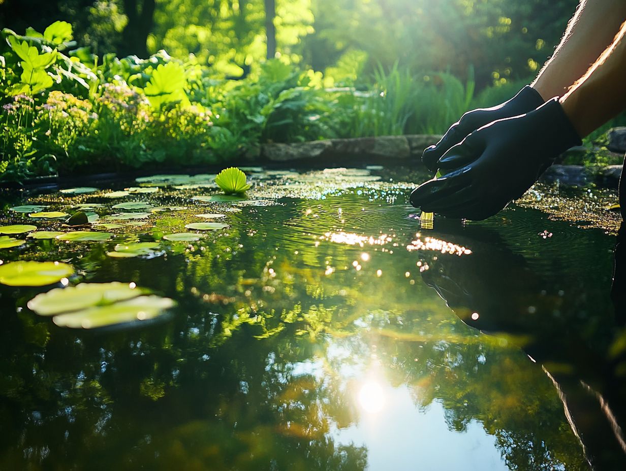 Step 1: Draining the Pond