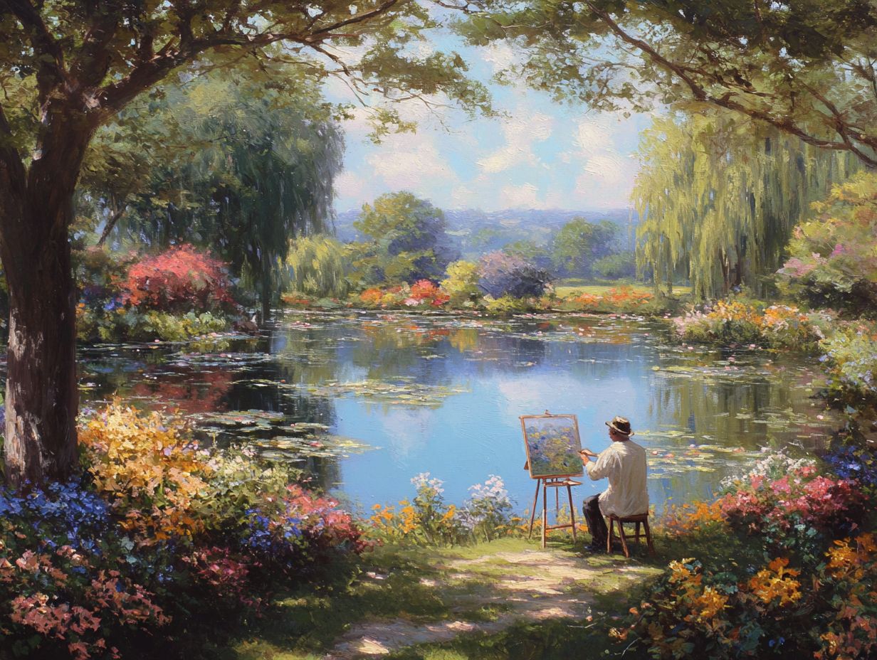 La vie et la carrière de Claude Monet