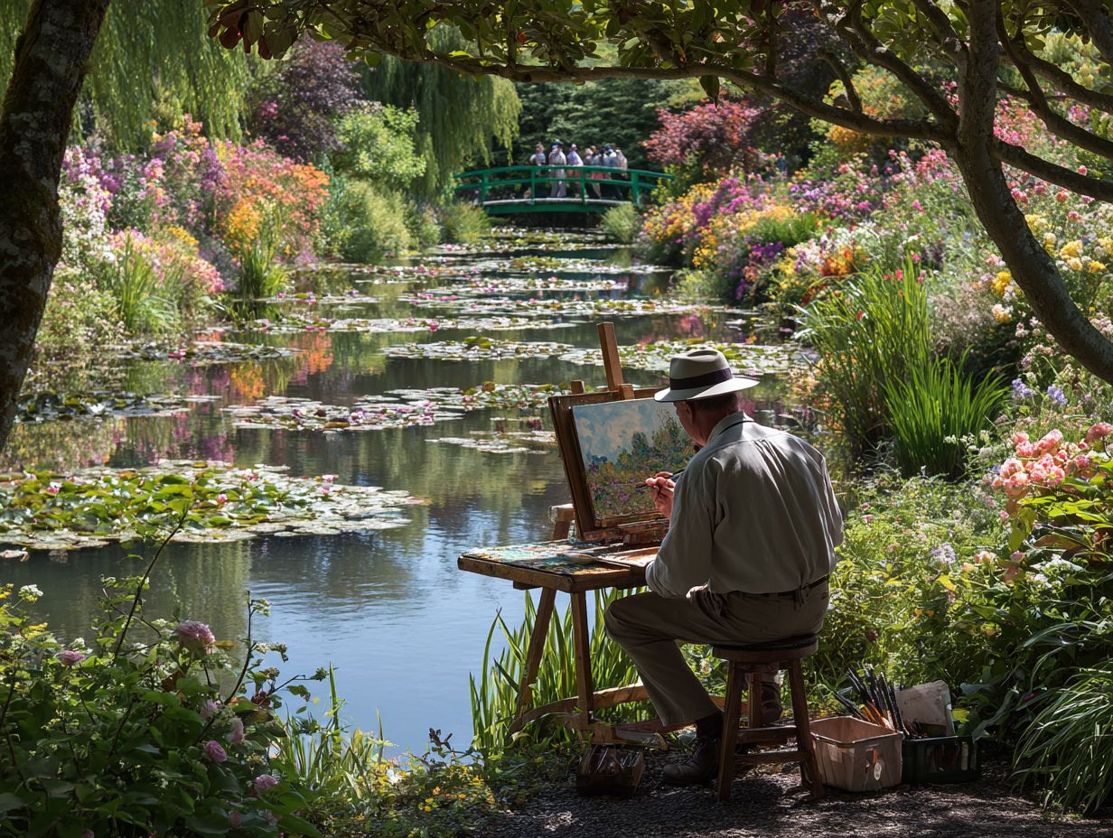 Quels sont les styles de peinture de Claude Monet?