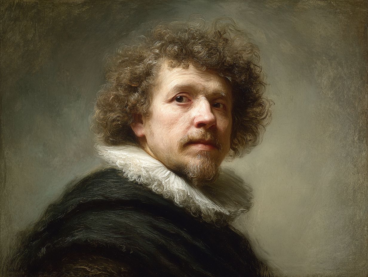 Quelles techniques Rembrandt a-t-il utilisées?