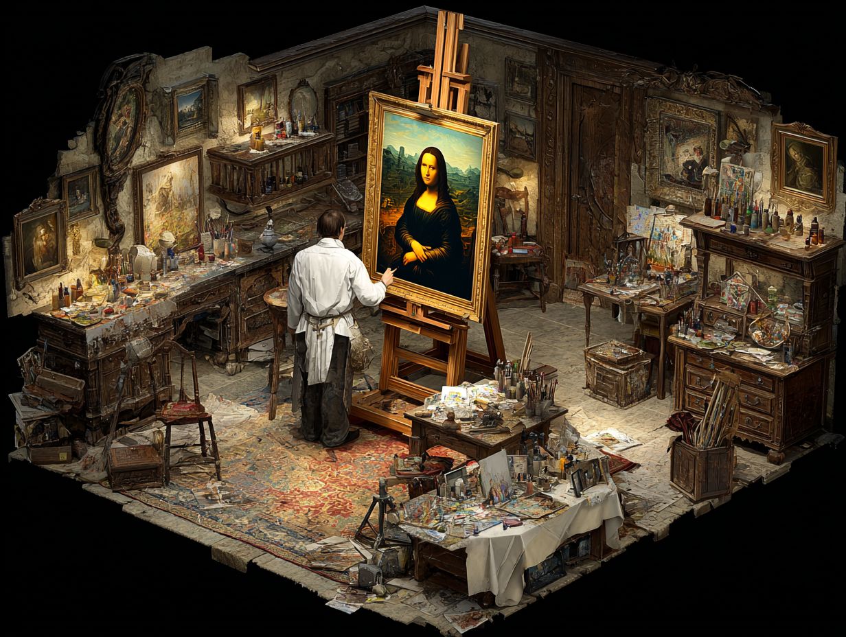 The Creation of the Mona Lisa
