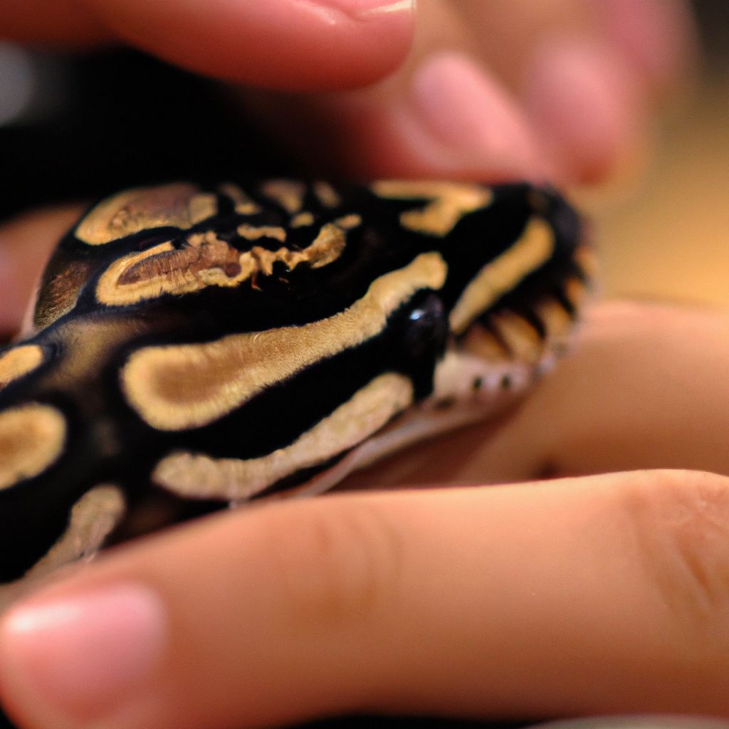 Why Does my Ball python rub his face on me