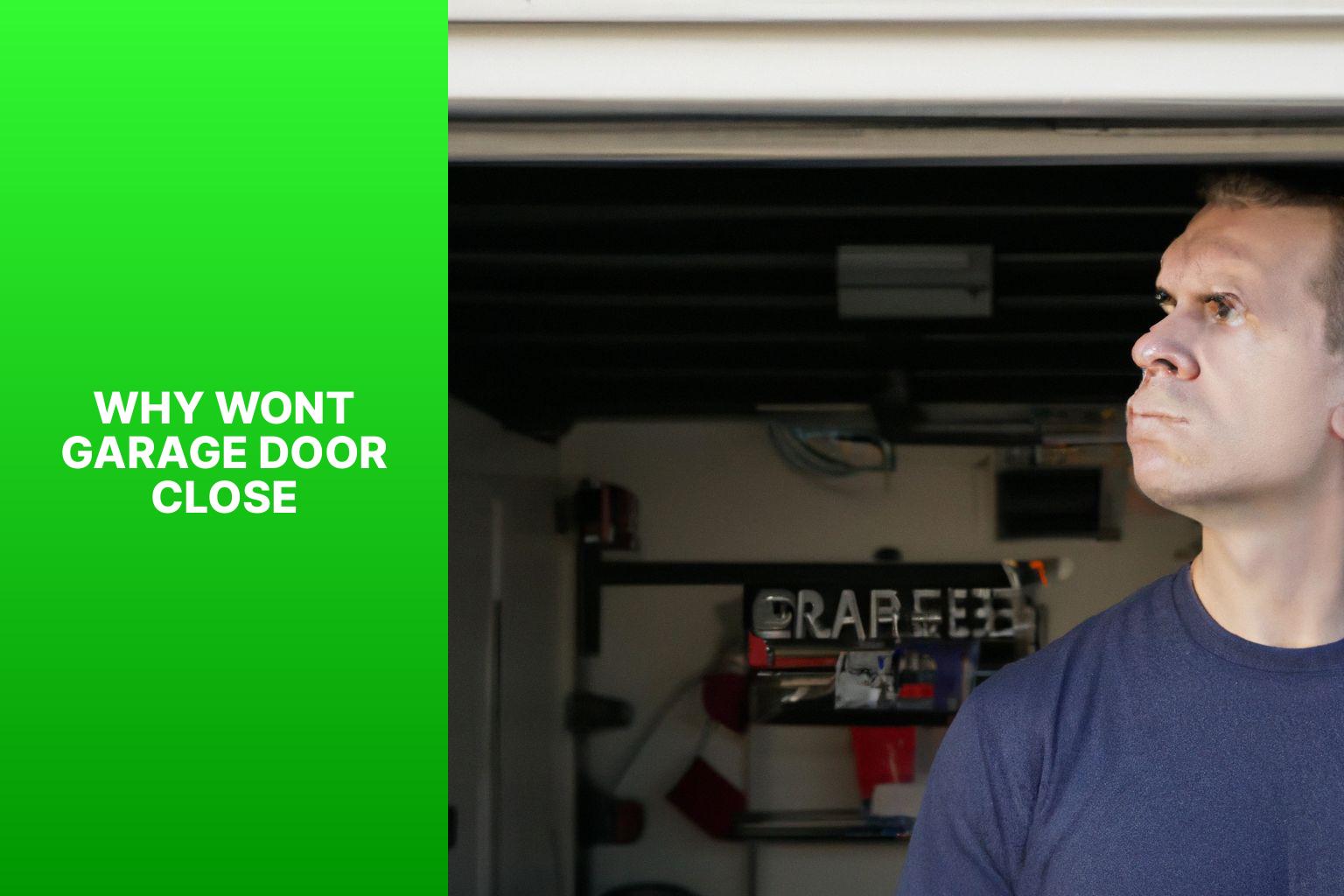 Why Wont Garage Door Close
