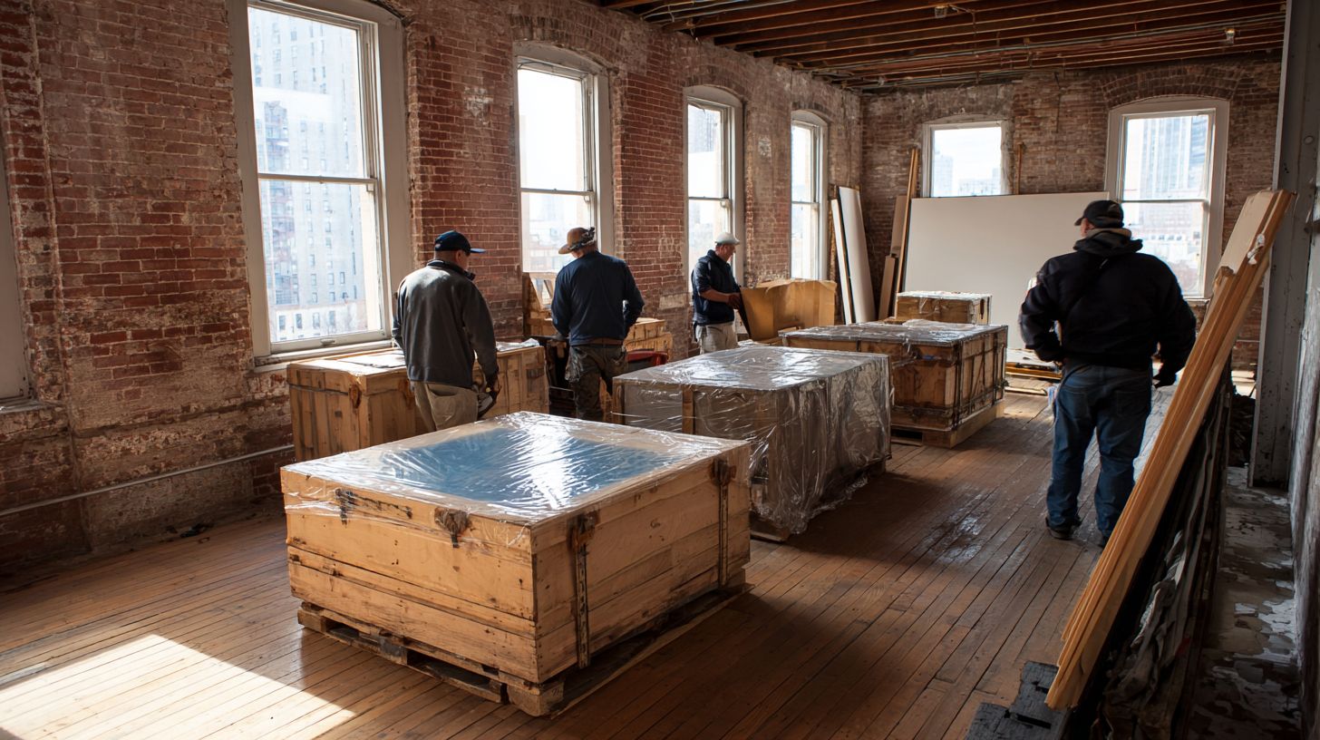 Williamsburg Loft Living and How to Pack Large Art and Industrial Furniture for Freight Elevator Moves