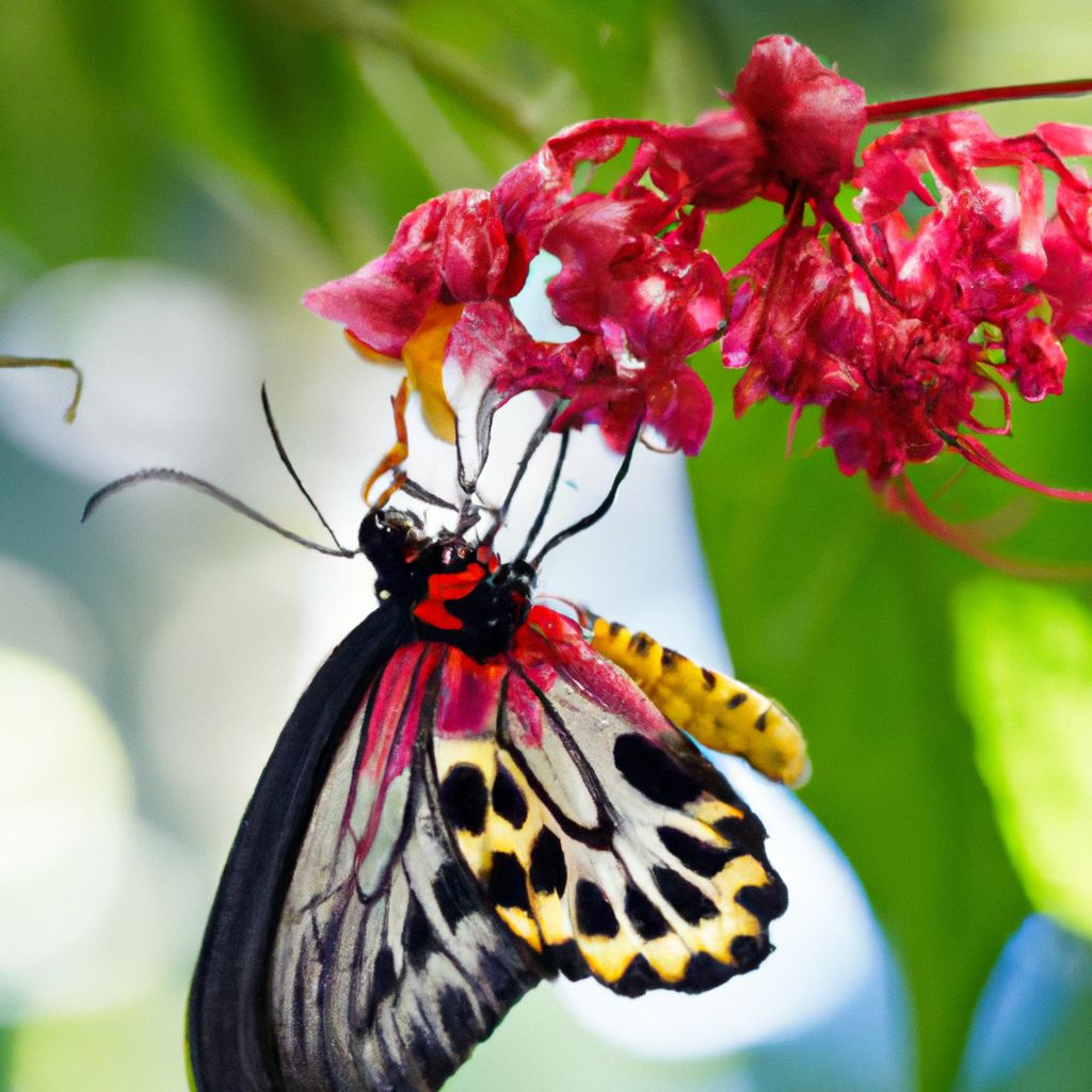 Yellow and Red Butterfly