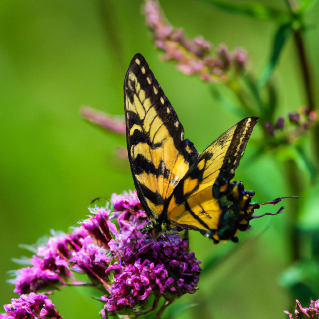 Yellow Black Butterfly