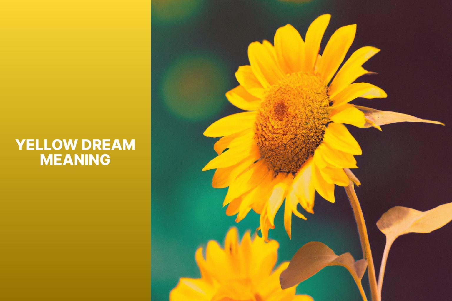 yellow dream meaning