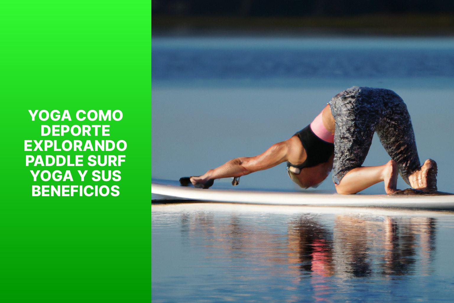 Yoga como deporte Explorando Paddle Surf Yoga y sus Beneficios