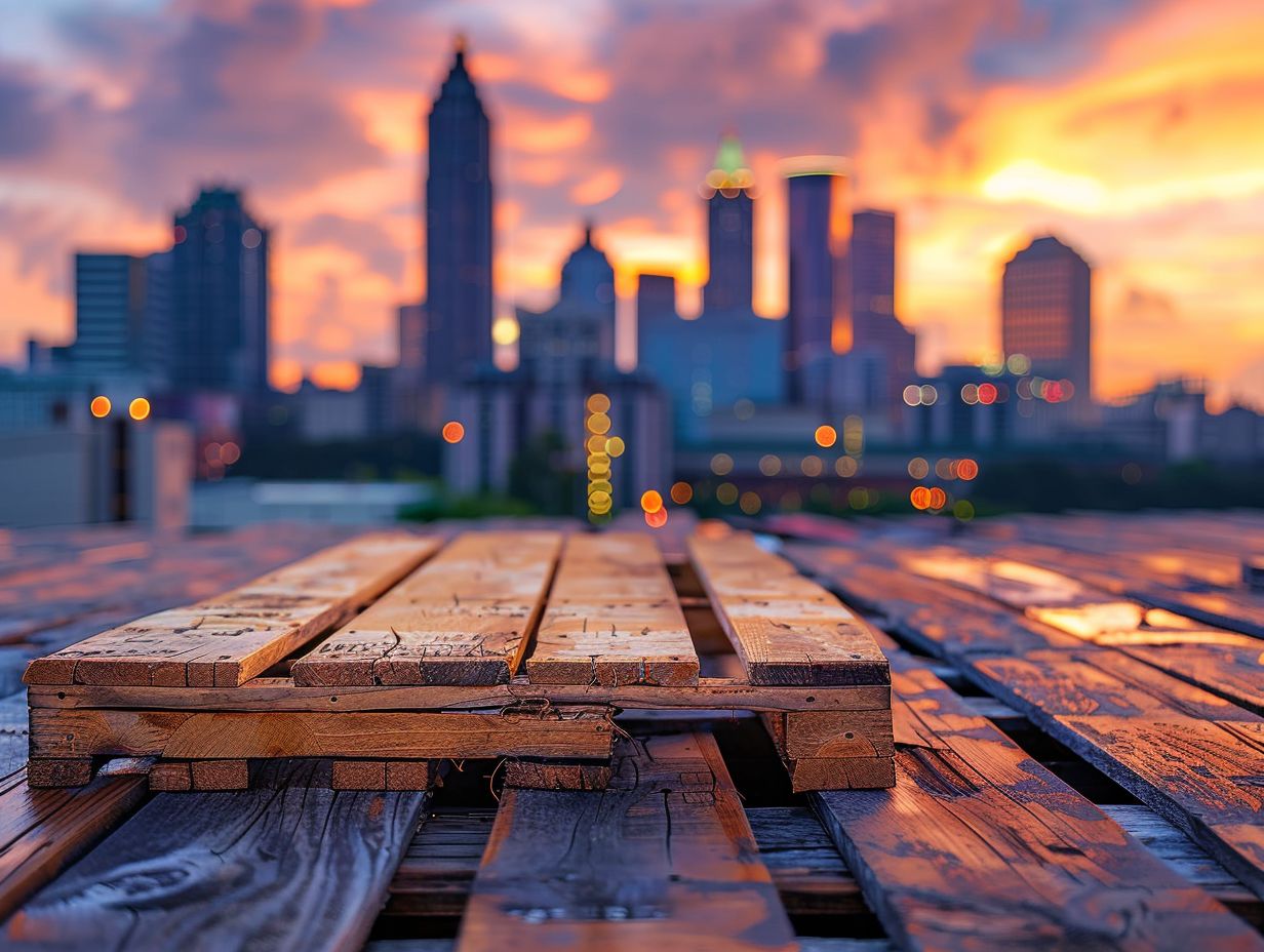 What is a pallet and why is it important for sales in Atlanta?